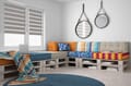 Doppelrollo Calvum 5128 Wohnzimmer
