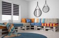 Doppelrollo Calvum 5129 Wohnzimmer