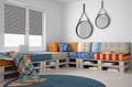 Doppelrollo Extrano 5163 Wohnzimmer