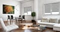 Doppelrollo 5052 Wohnzimmer Grau