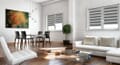Doppelrollo 5053 Wohnzimmer Grau