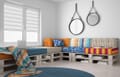 Doppelrollo Nobile 5117 Wohnzimmer