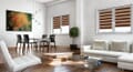 Doppelrollo 5012 Wohnzimmer Braun