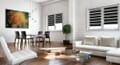 Doppelrollo 5014 Wohnzimmer Schwarz