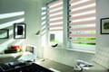 Doppelrollo 5058 Wohnzimmer Beige , Braun , Rot