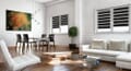 Doppelrollo 5061 Wohnzimmer Schwarz