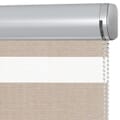 Doppelrollo 5076 Kassette Braun , Grau , Rot