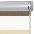 Doppelrollo 5080 Kassette Beige , Braun , Weiß