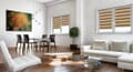 Doppelrollo 5034 Wohnzimmer Braun