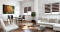 Doppelrollo 5035 Wohnzimmer Braun
