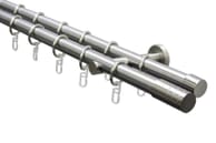 Gardinenstange Zylinder 2-Lauf