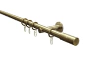 Gardinenstange Zylinder Messing-Antik