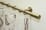 Gardinenstange Zylinder Messing-Antik