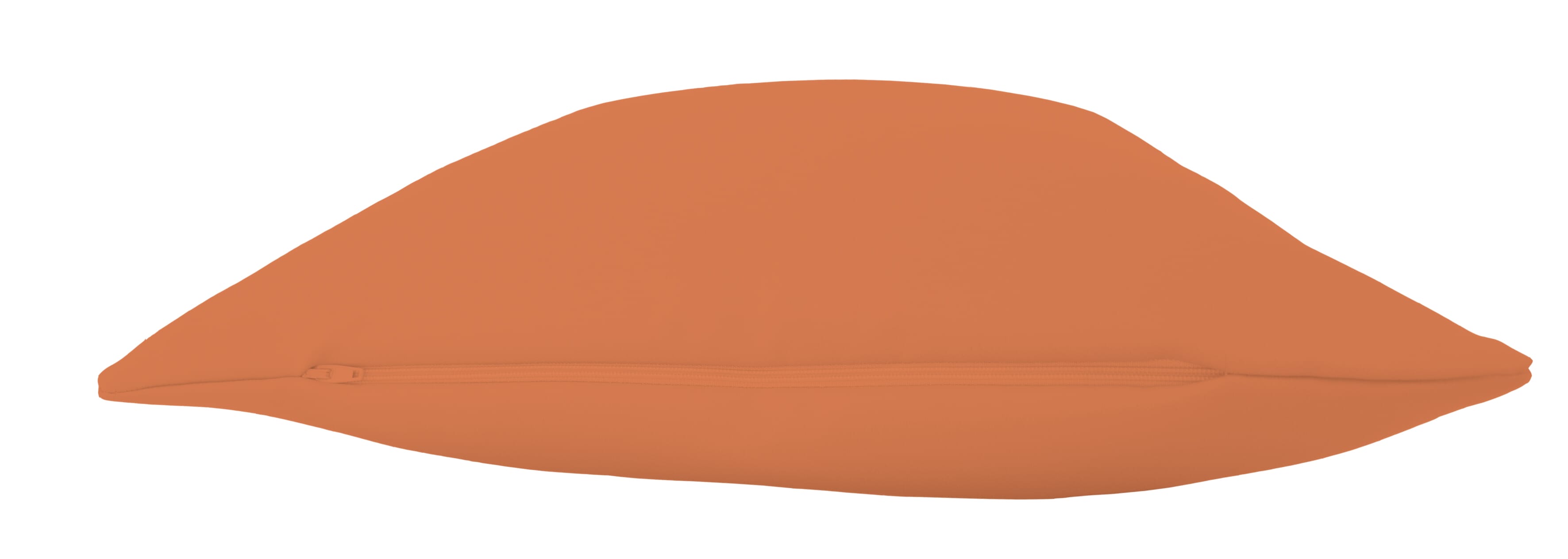Orange Reißverschluss Kissenhülle