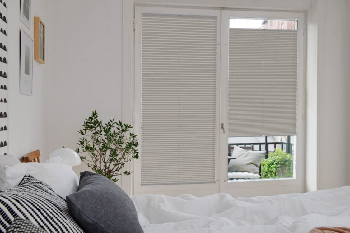 Plissee 1505 Schlafzimmer Grau