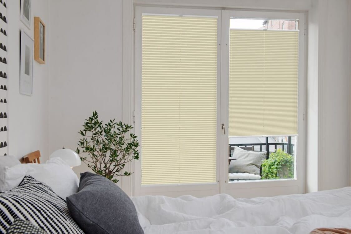Plissee 1507 Schlafzimmer Beige