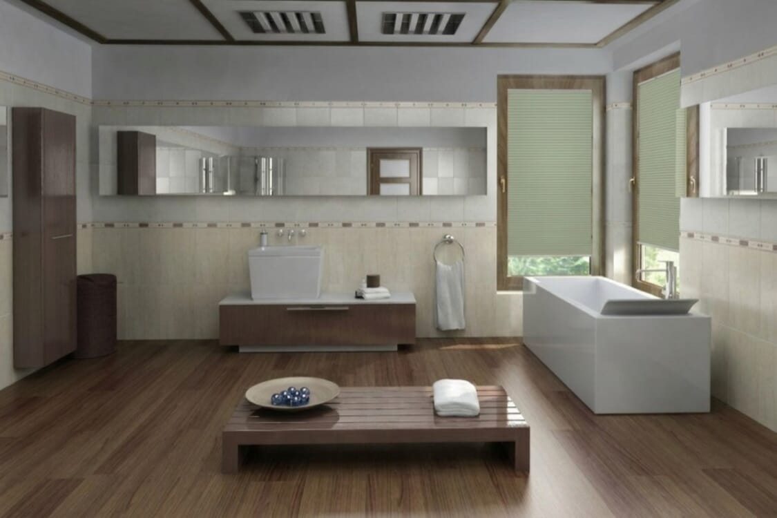 Plissee Blackout Classic 1100 Badezimmer