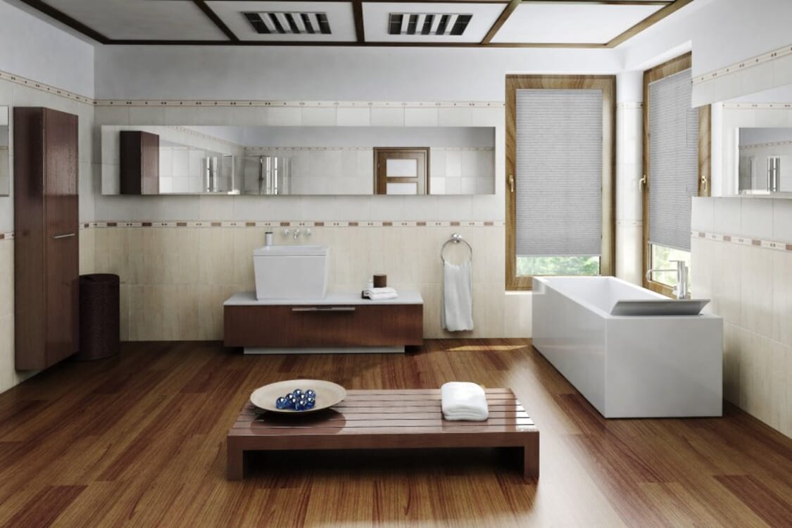 Plissee Canneto 1982 Badezimmer