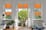 Plissee Color Breeze 1364 Wohnzimmer