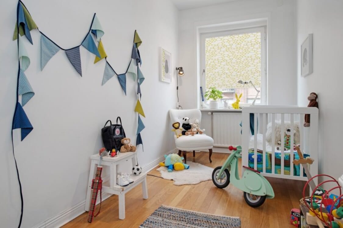 Plissee 1750 Kinderzimmer Gelb , Weiß
