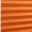 Plissee 1634 Falten Detail Orange