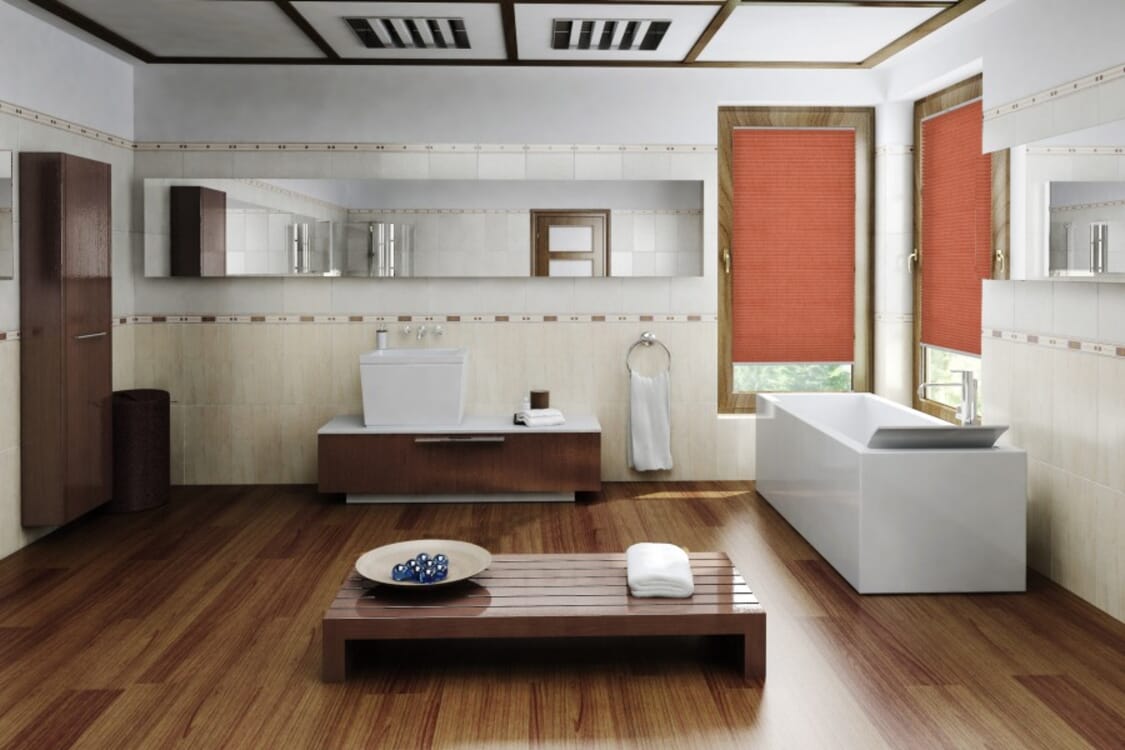 Plissee Crush Topar Plus 1660 Badezimmer