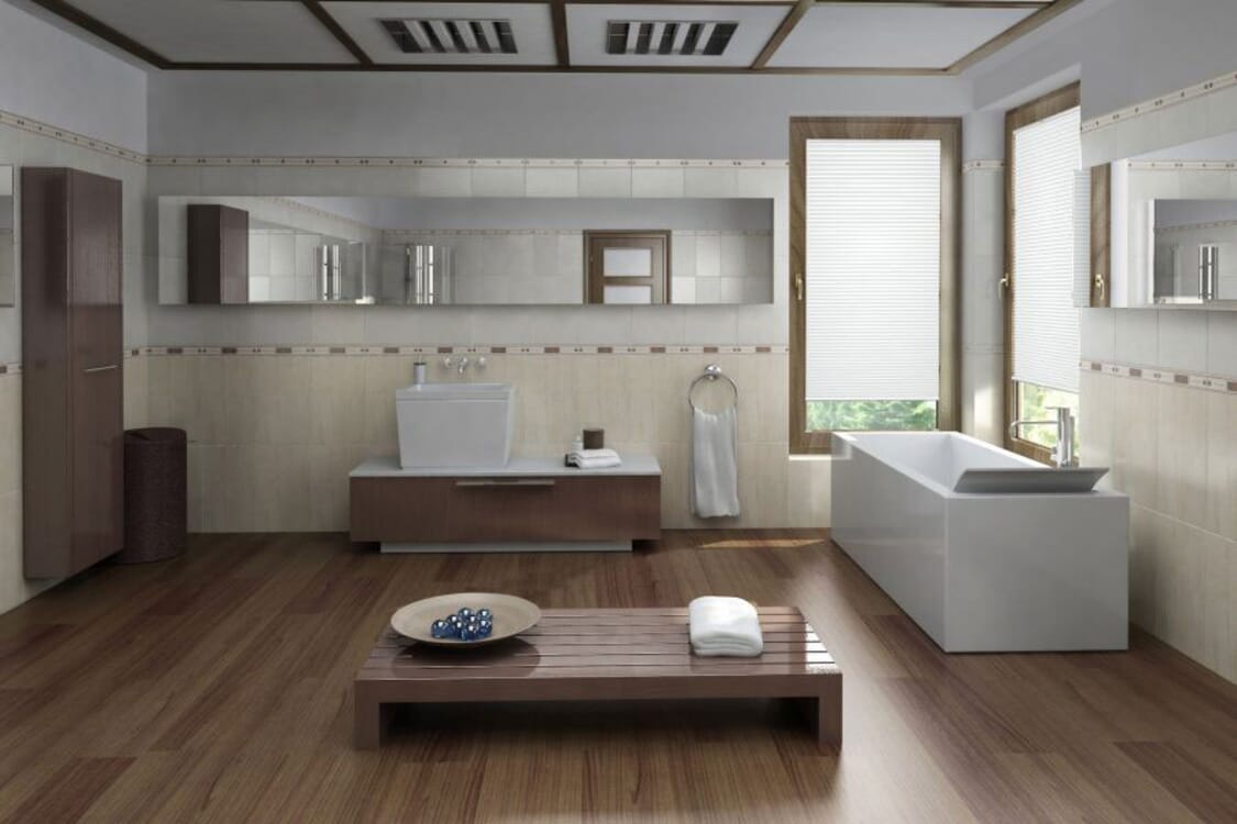 Plissee Dream Black Out 1333 Badezimmer