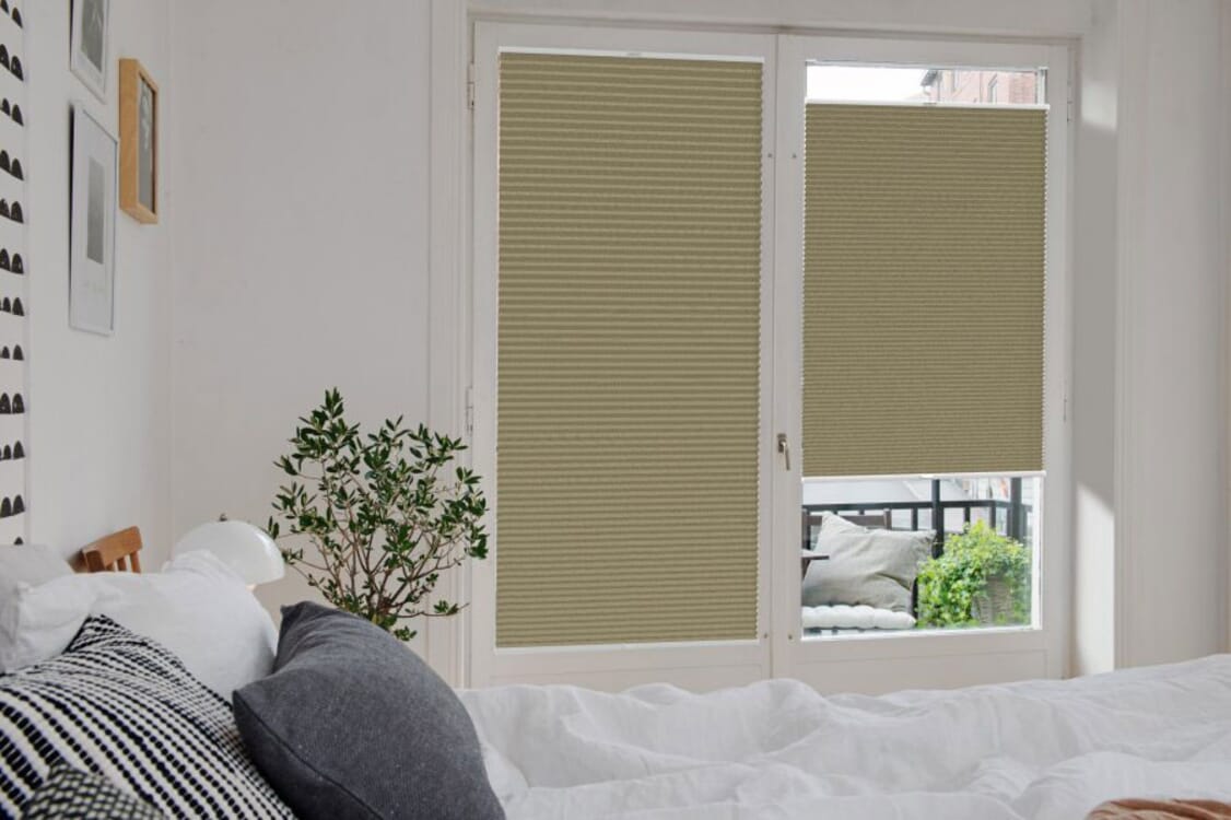 Plissee 2246 Schlafzimmer Beige