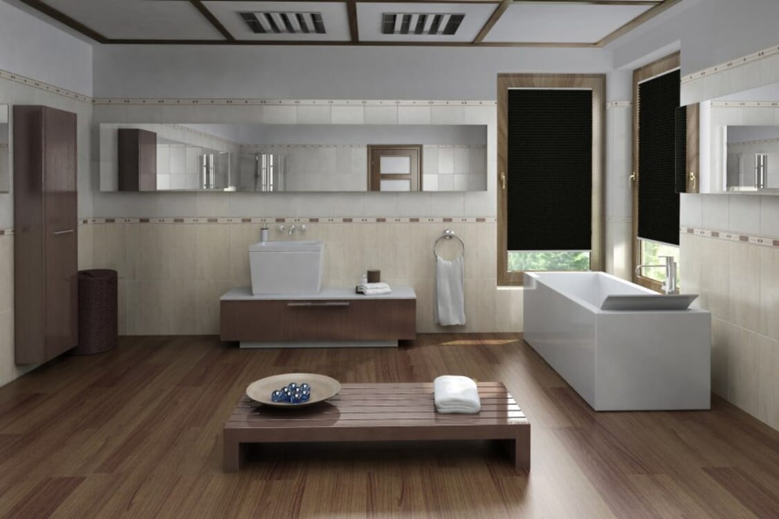 Plissee Dream Black Out 2258 Badezimmer
