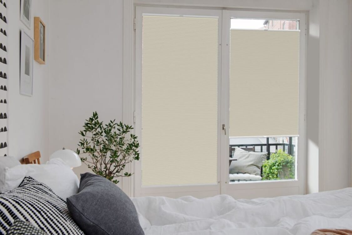 Plissee 1425 Schlafzimmer Beige