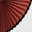 Plissee 2063 Falten Detail Rot