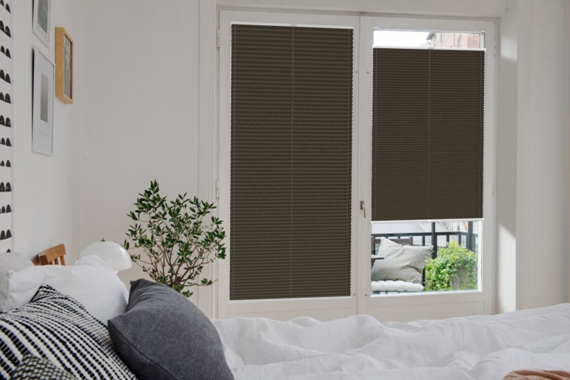 Plissee 4212 Schlafzimmer Grau
