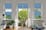 Plissee Fashion Perlex 1378 Wohnzimmer