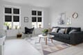 Plissee 4481 Wohnzimmer Schwarz