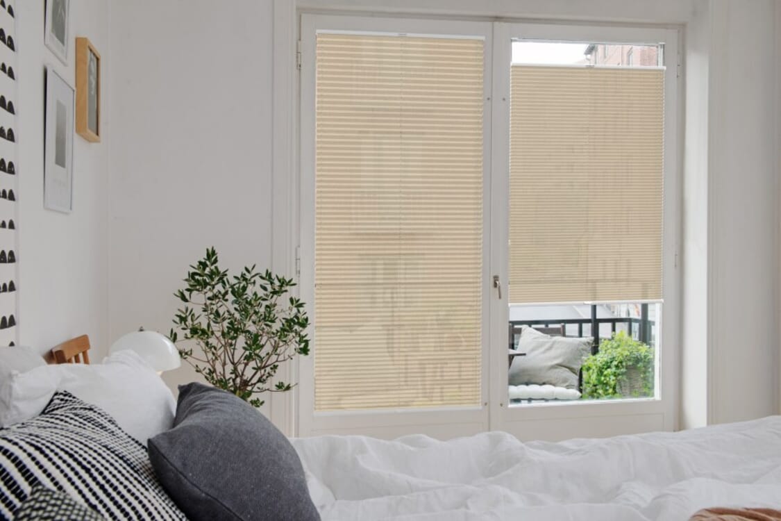Plissee 1765 Schlafzimmer Beige