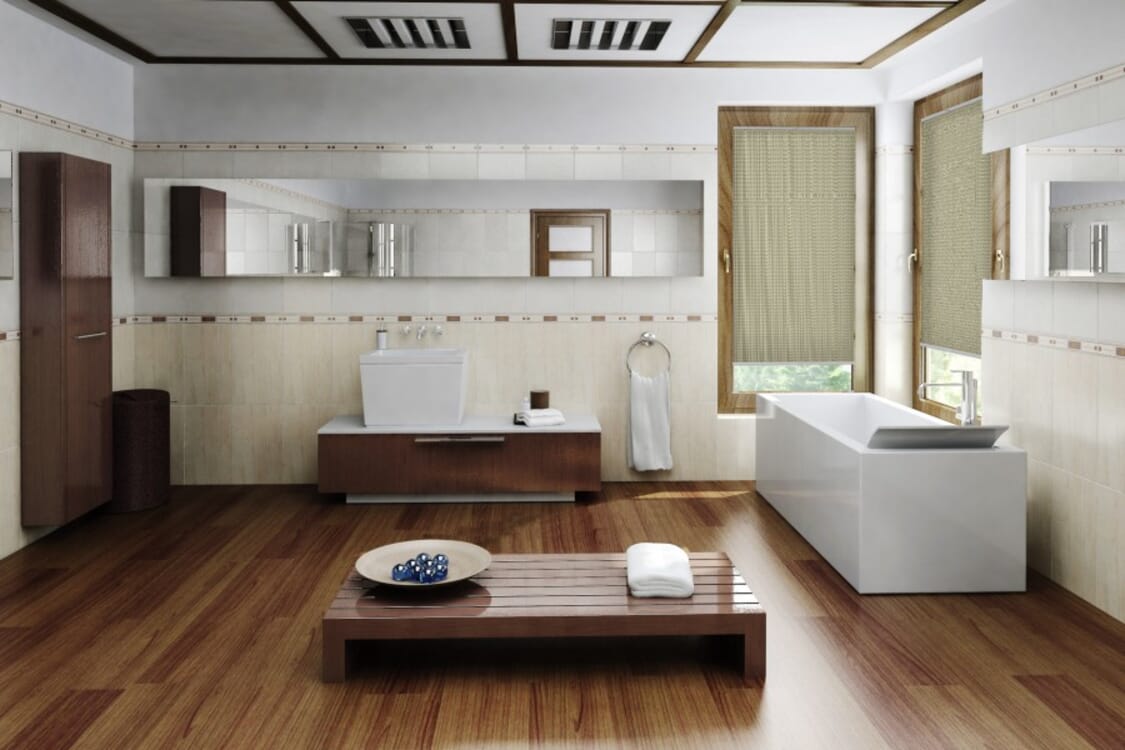 Plissee Gala Print 1683 Badezimmer