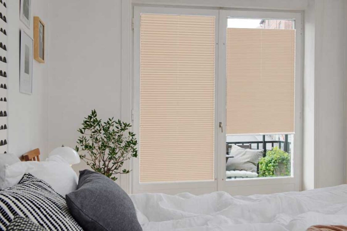 Plissee 1003 Schlafzimmer Beige