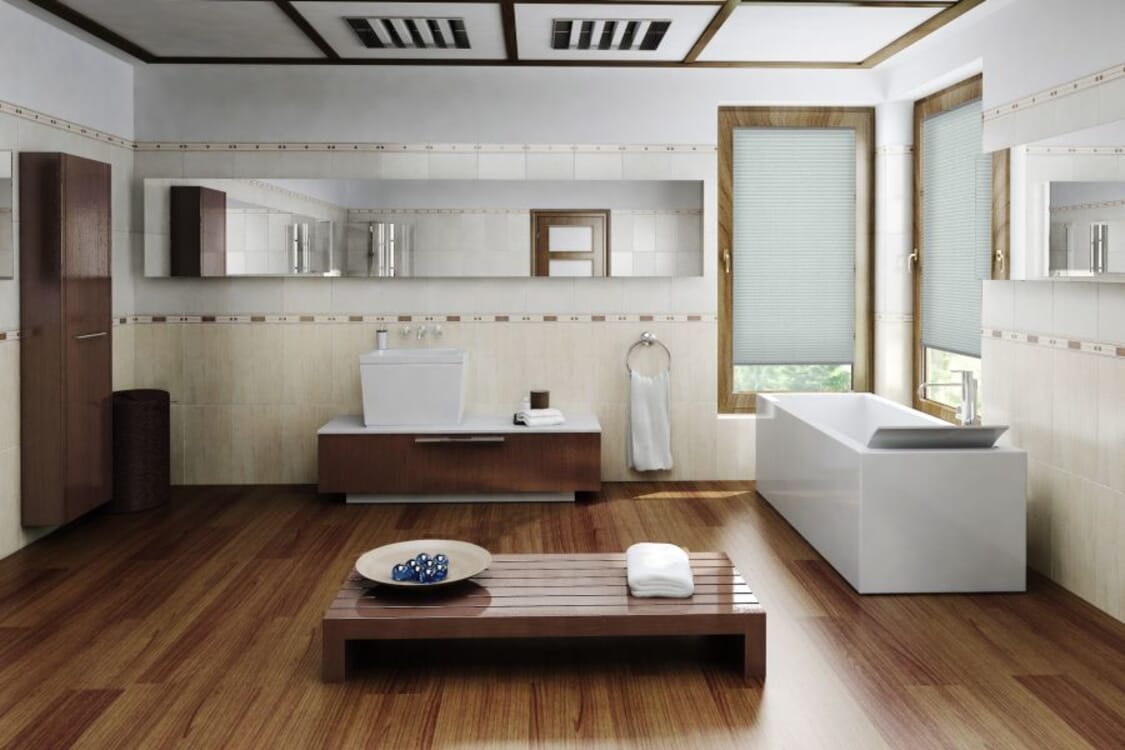 Plissee Perlato 1421 Badezimmer