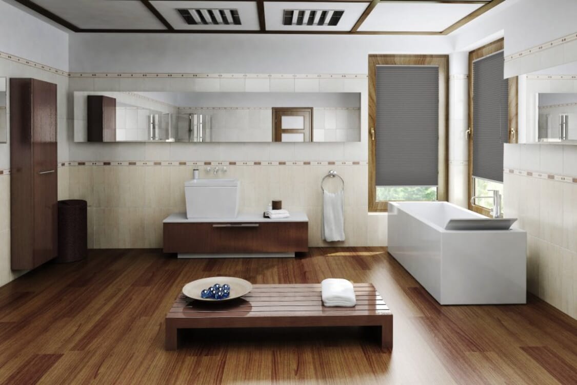 Plissee Perlato 1943 Badezimmer