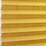 Plissee 1626 Falten Detail Gelb
