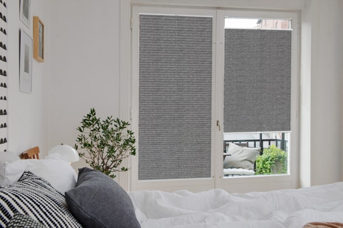 Plissee 2111 Schlafzimmer Grau