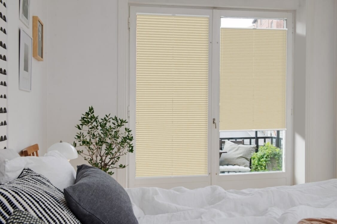 Plissee 2077 Schlafzimmer Beige