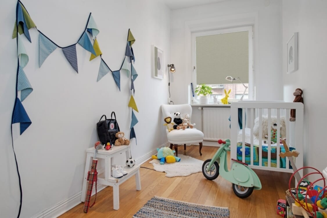 Plissee 2078 Kinderzimmer Grau