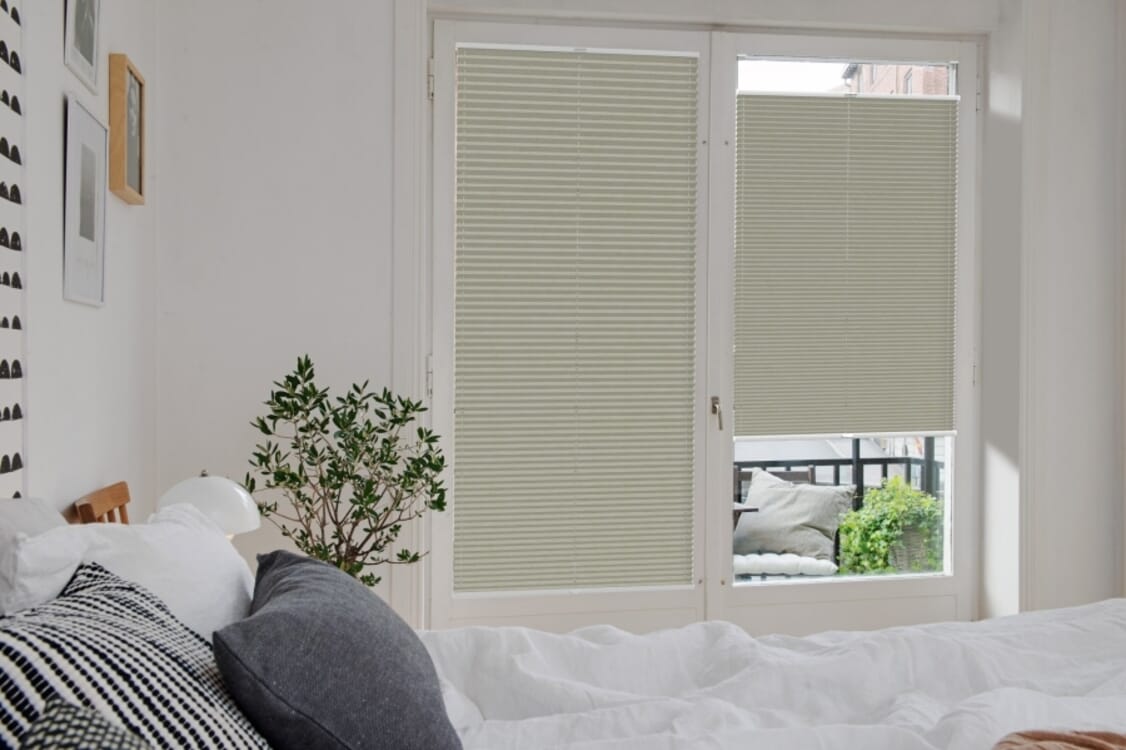 Plissee 2078 Schlafzimmer Grau
