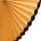 Plissee 2083 Falten Detail Orange