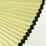 Plissee 4225 Falten Detail Gelb