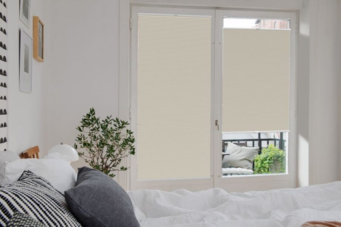 Plissee 1466 Schlafzimmer Beige