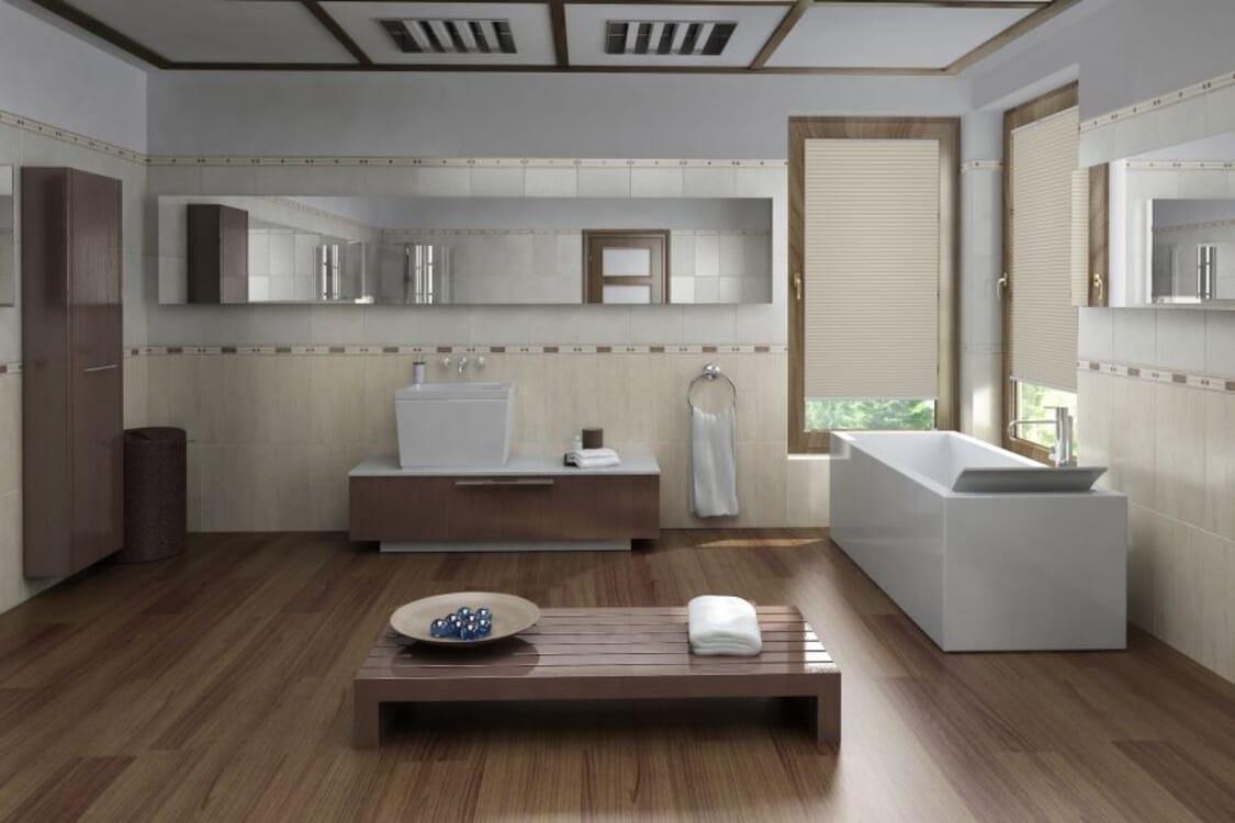 Plissee Wabe Comfort 1466 Badezimmer