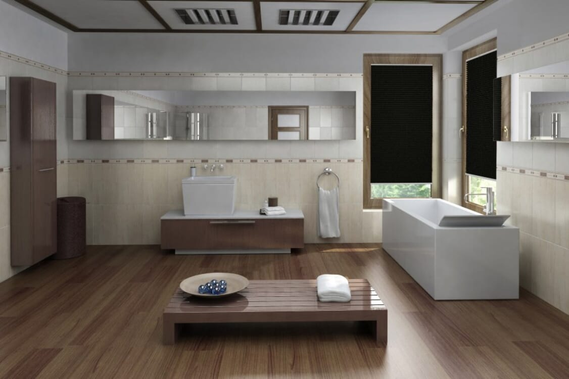 Plissee Wabe Comfort 2105 Badezimmer