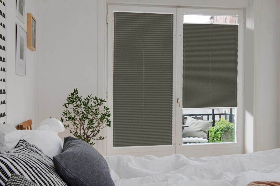 Plissee 2107 Schlafzimmer Grau